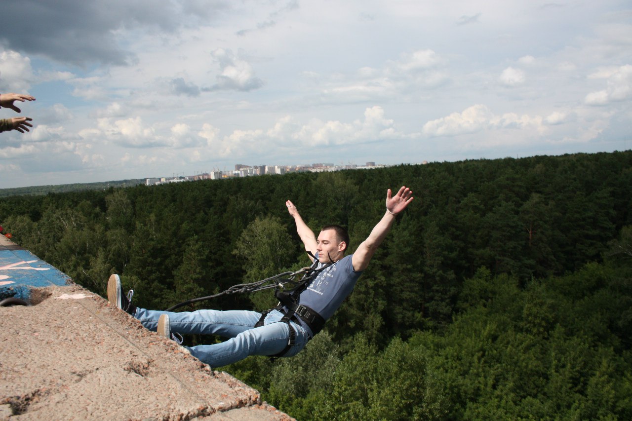 Роупджампинг в Екатеринбурге, прыжки с верёвкой с моста с Клубом Rope-Jumper